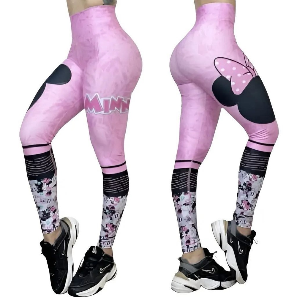Pink Minnie Mouse Women's Leggings